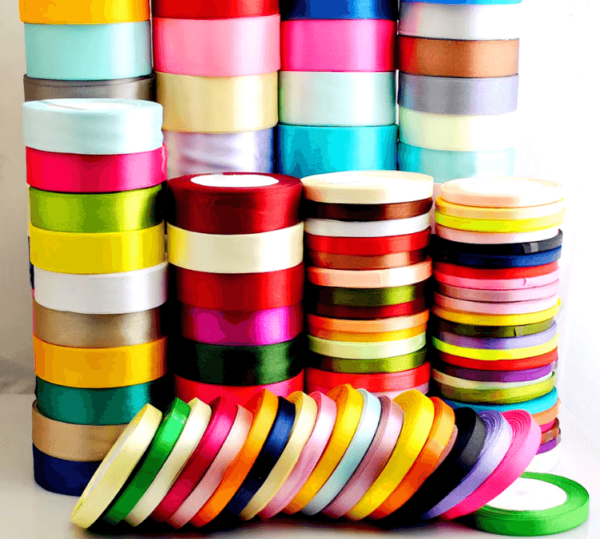 Cinta de Raso por Rollo – Varios Colores y Medidas