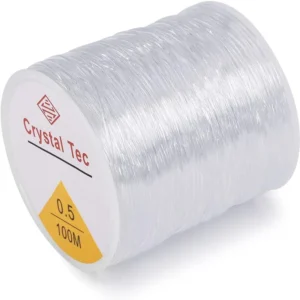 Tanza Elástica 0.5 mm | Ideal para Bijouterie y Manualidades