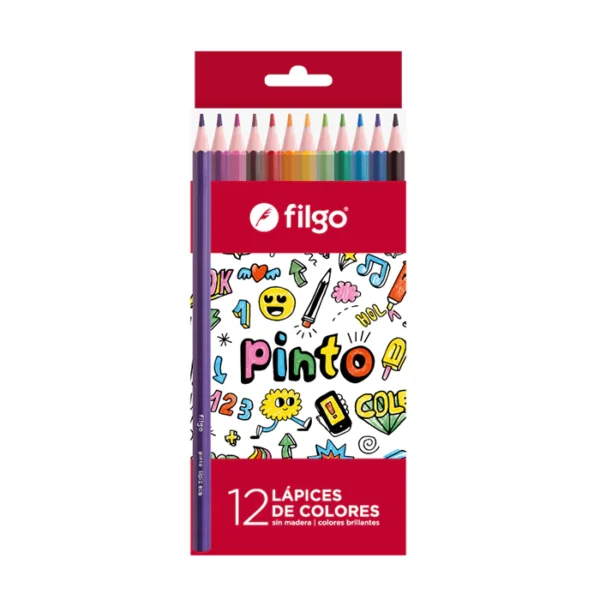 Lápices de Colores Filgo Pinto x12u