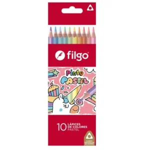 Lápices de Colores Filgo Pinto Pastel x 10u.