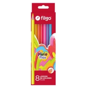 Lápices de Colores Filgo Pinto Fluo x 8u.