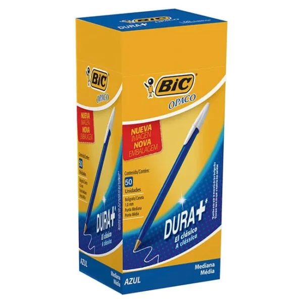 Bolígrafo Bic Opaco Azul x 50u.