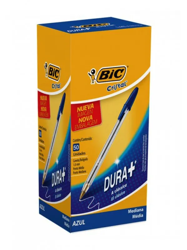 Bolígrafo Bic Cristal Azul x 50u.