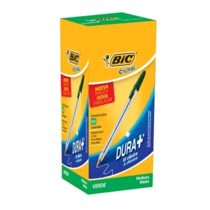 Boligrafo Bic Cristal Verde x 50u.