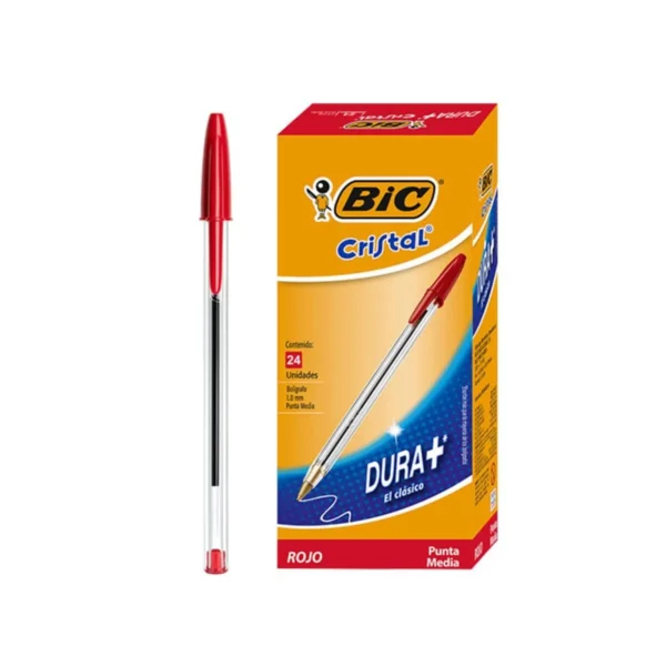 Bolígrafo Bic Cristal Rojo x 50u.